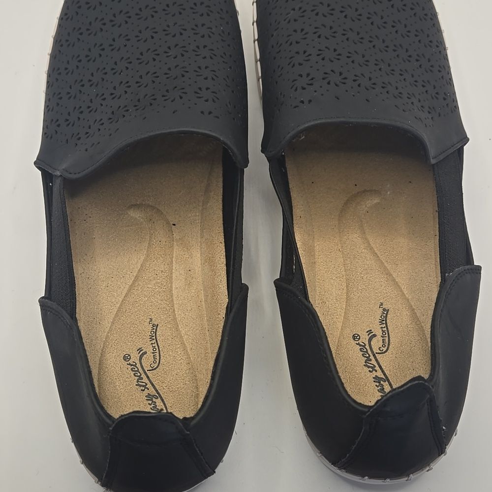 Easy Street Megafresh Comfort Slip-On Flat Shoes Sz 11 Comfy Support Walkers - Picture 10 of 12